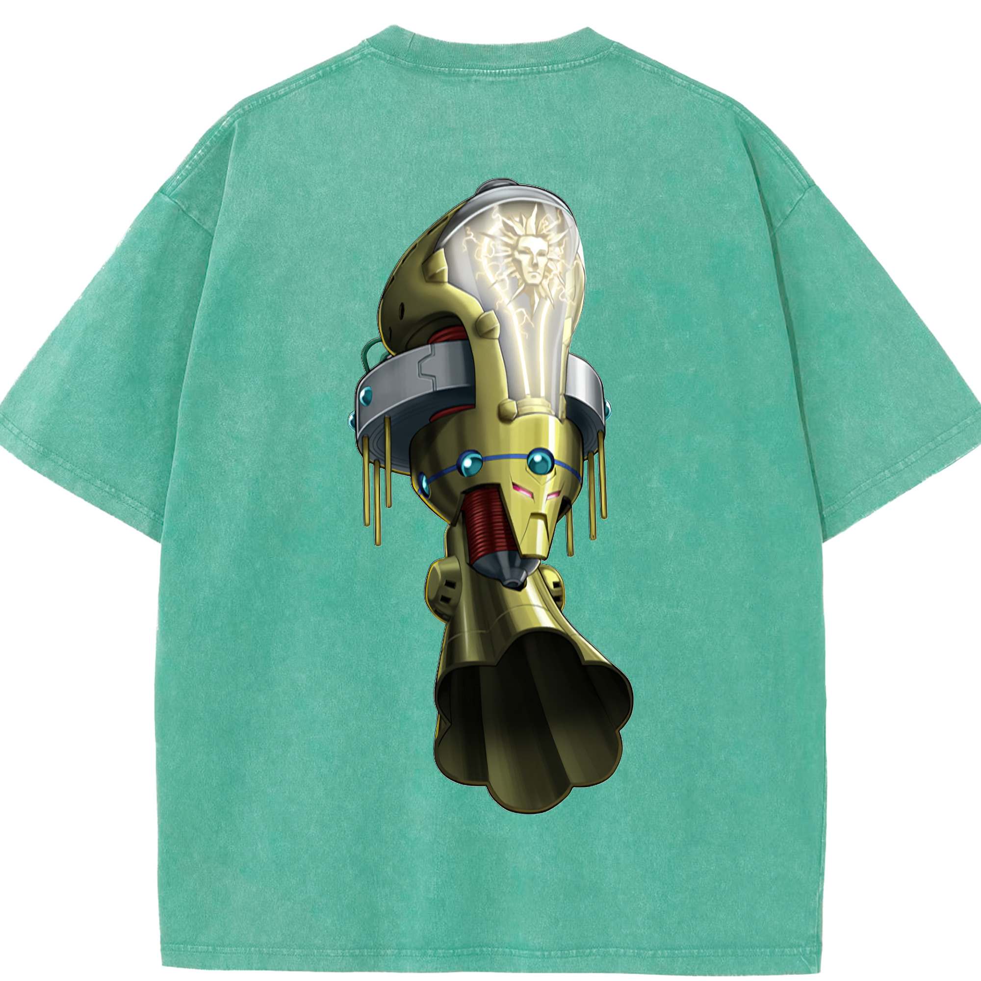 （画像用） 遊☆戯☆王 Yu-Gi-Oh! 綿100% ヴィンテージ風 半袖Tシャツ（背面プリント）